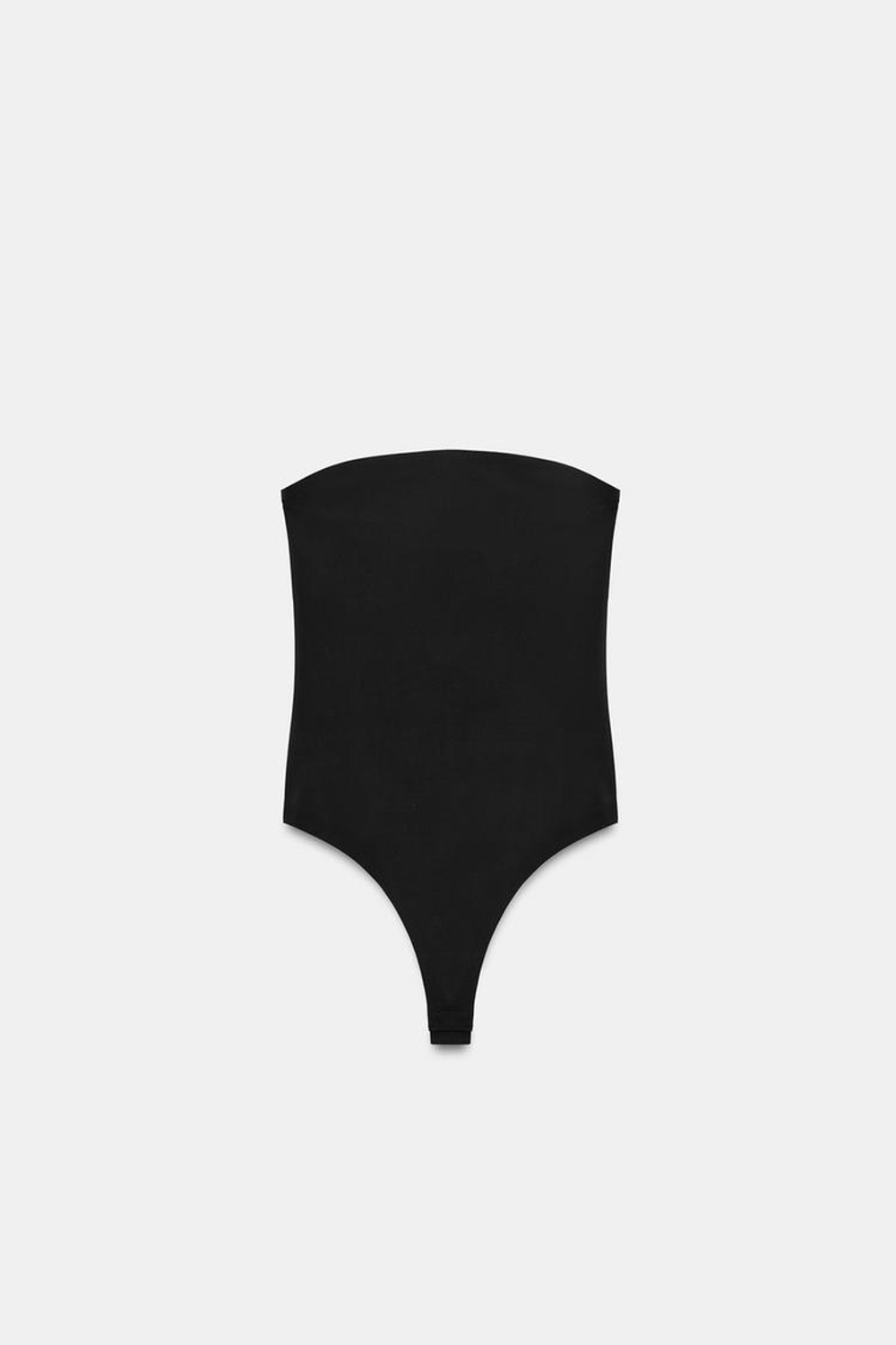 ZARA БОДИ БЕЗ БРЕТЕЛЕК, ЧЕРНЫЙ