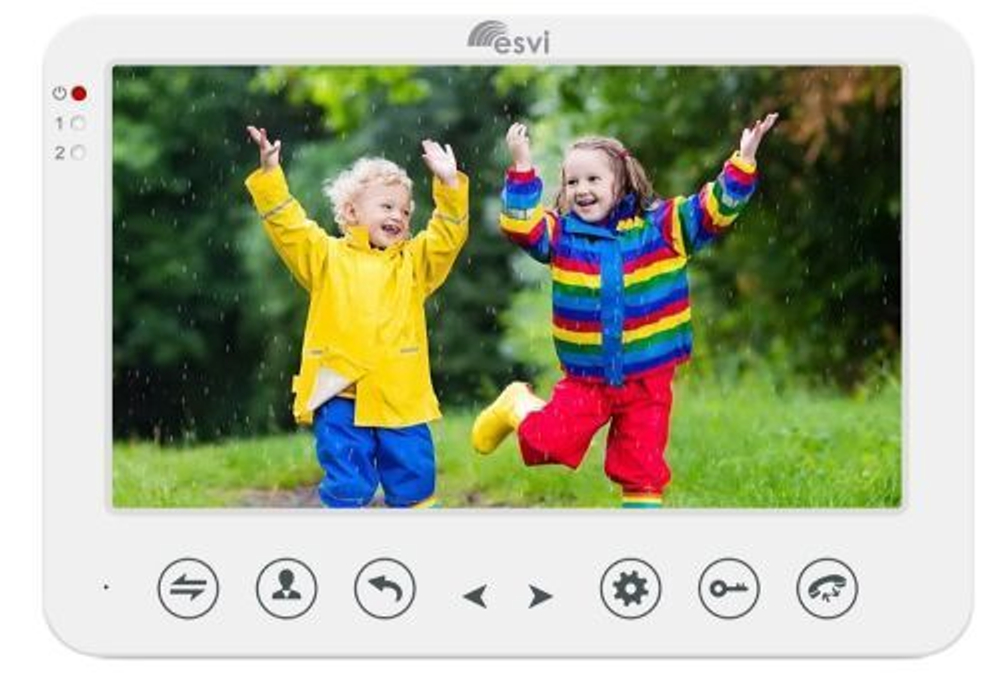 EVJ-7-FHD цветной FHD (1080P), 7 видеодомофон на две вызывные панели, слот microSD