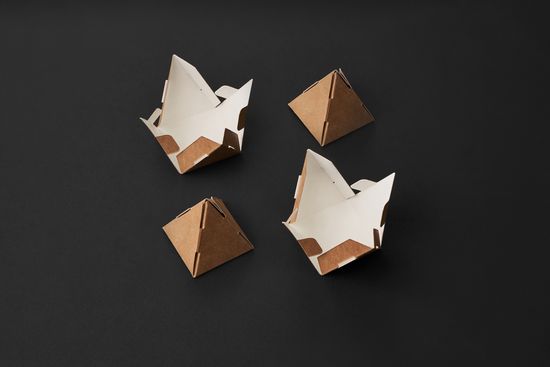 Упаковка для 1 конфеты. Пирамидка