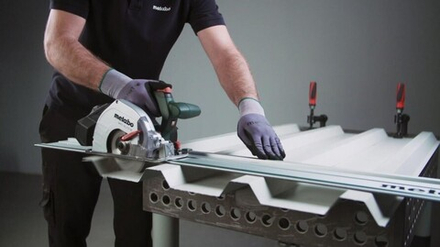 Пила циркулярная аккумуляторная METABO MKS 18 LTX 58 2х5,5 LiHD по металлу 600771700