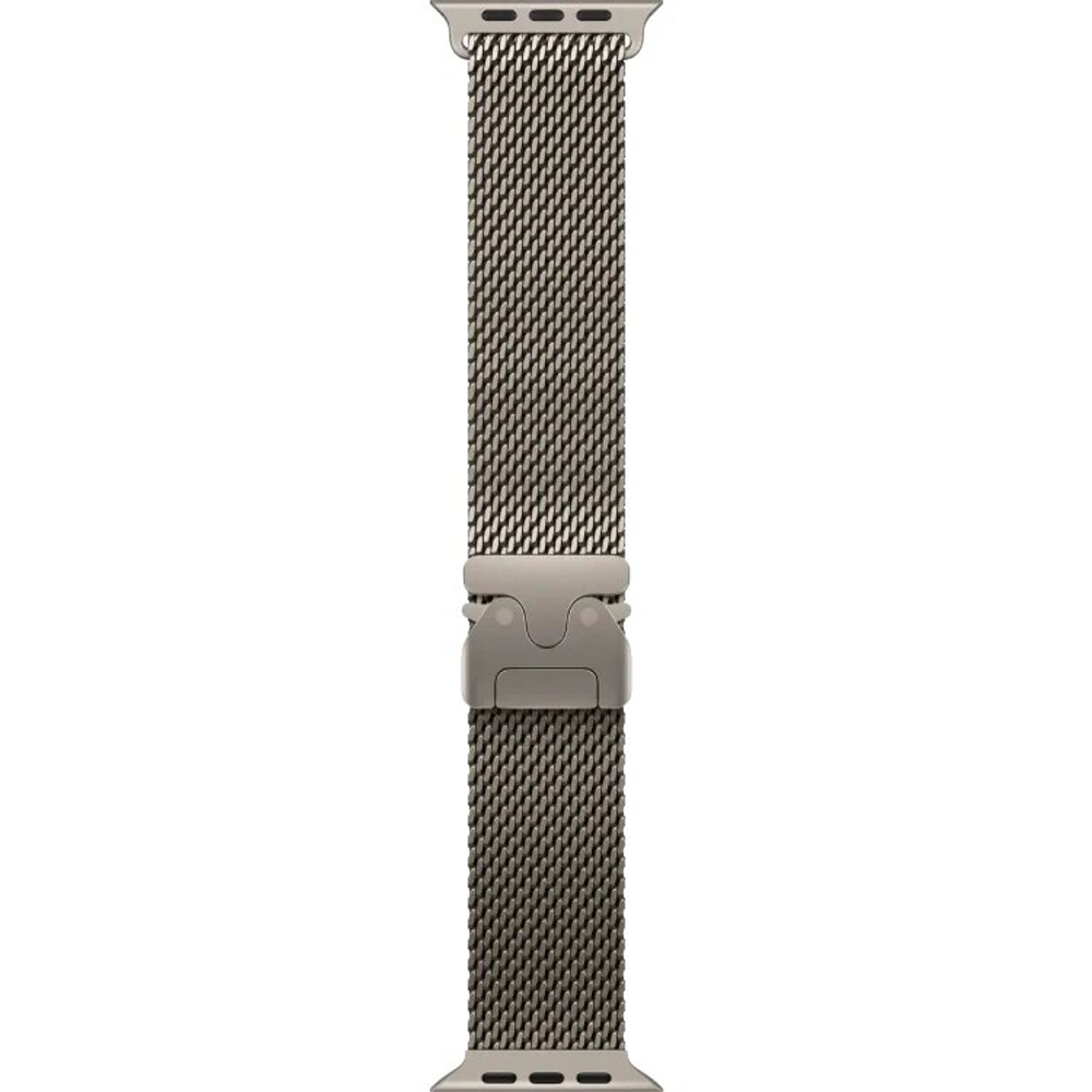 Умные часы Apple Watch Ultra 2 (2024) GPS+Cellular 49mm, Natural Titanium, Titanium Milanese Loop "Natural", размер M 145-190mm (MX5R3)