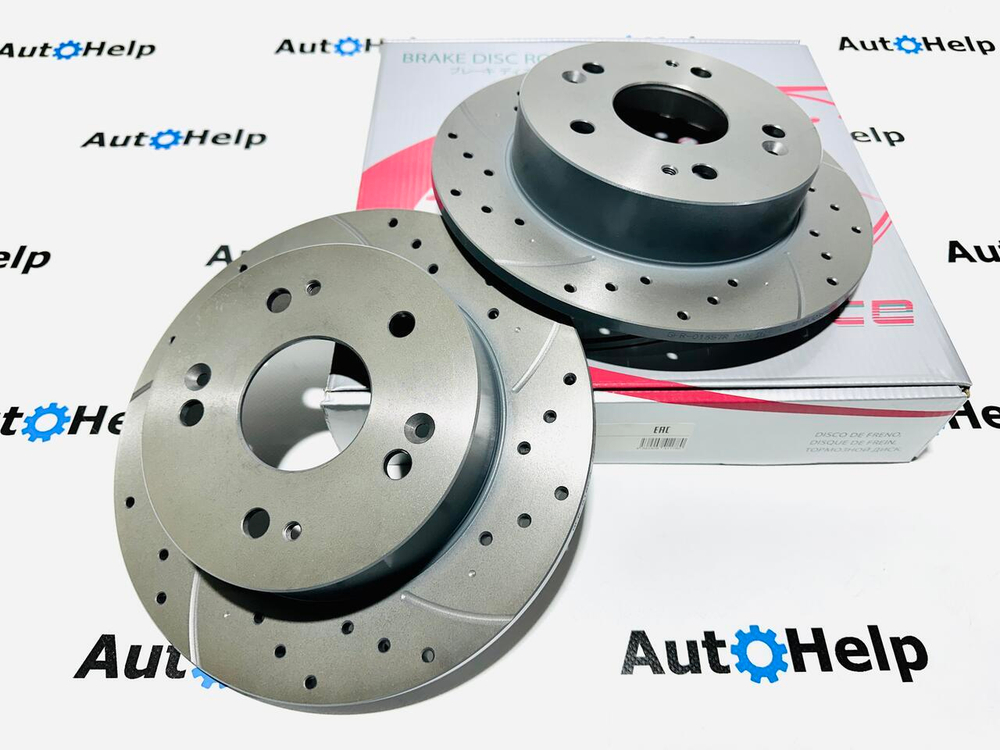 Диск тормозной перфорированный G-BRAKE GFR-01857R задний правый 259,7mm