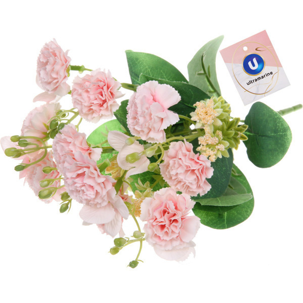 Искусственные цветы «Весеннее вдохновение» Гвоздика 30см цвет розовый