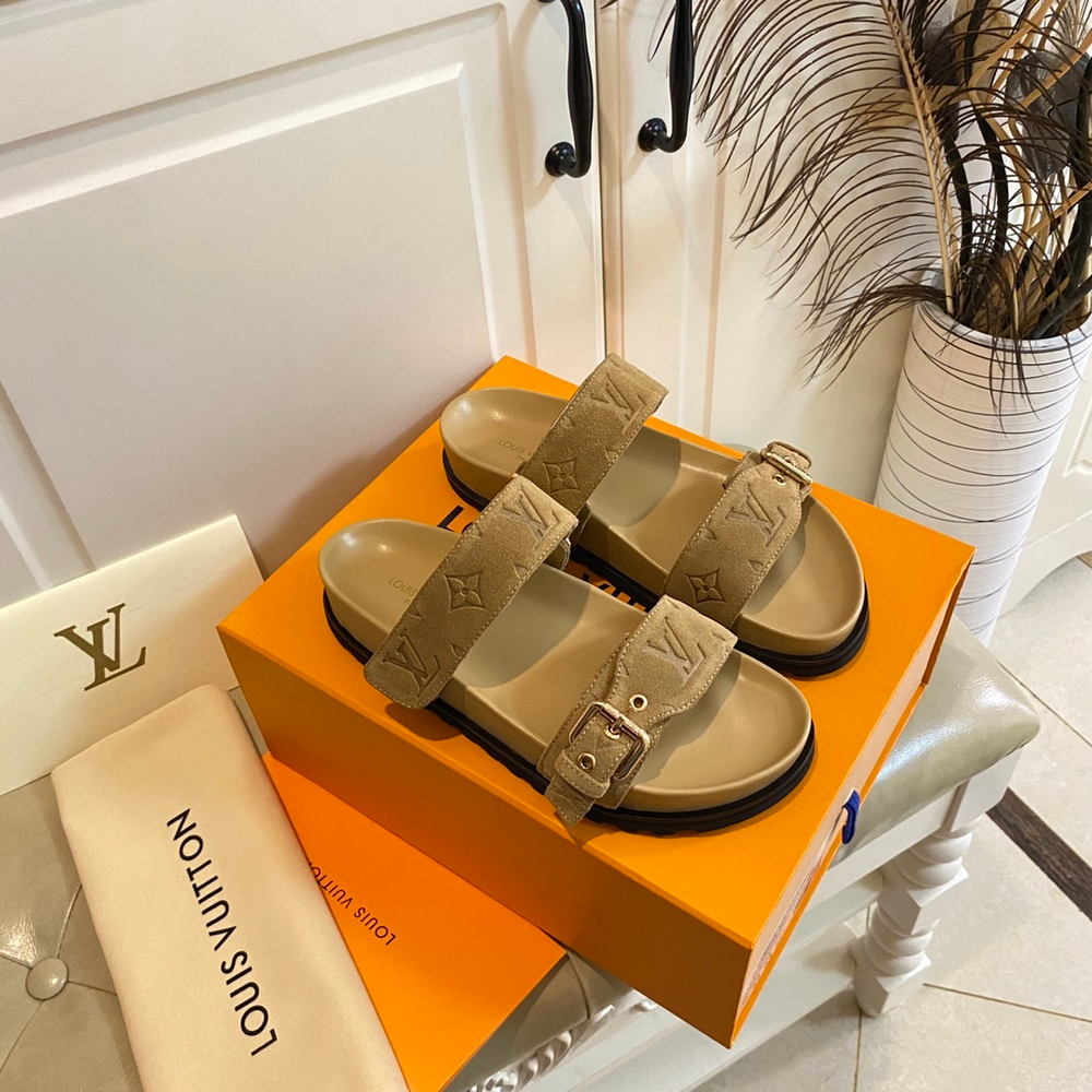 Louis Vuitton Bom Dia Flat Comfort Mule