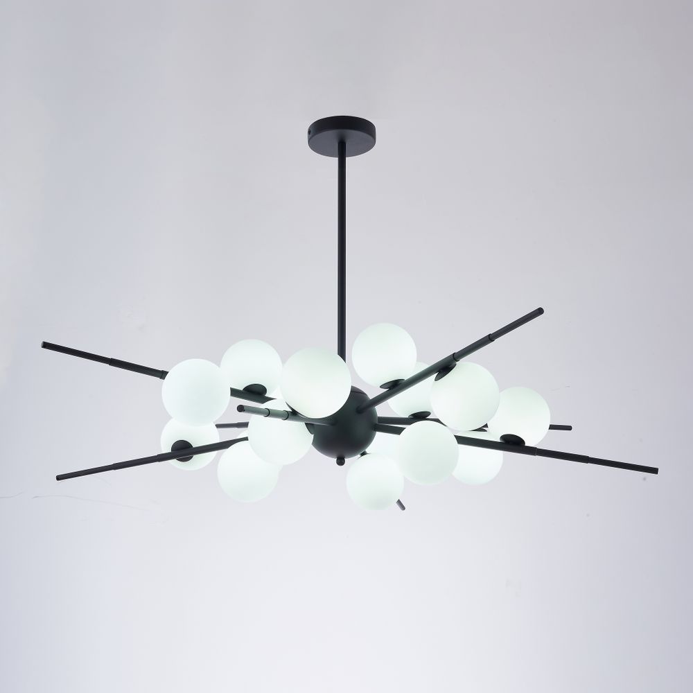 Люстра На Штанге Cherry Bomb 16 Balls Black By Imperiumloft