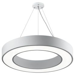 Светильник LED ЭРА Geometria SPO-133-W-40K-045 Ring 45Вт 4000K 3500Лм IP40 600*80 белый подвесной драйвер внутри