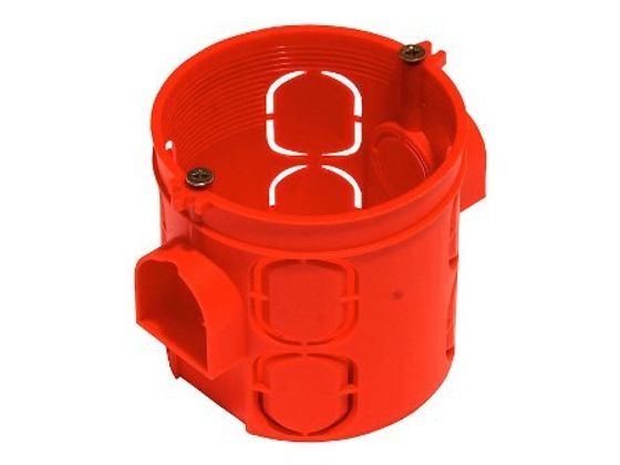 Коробка СУ устан.TDM бетон 68х62 стыкующая красная SQ1402-1106 глубокая