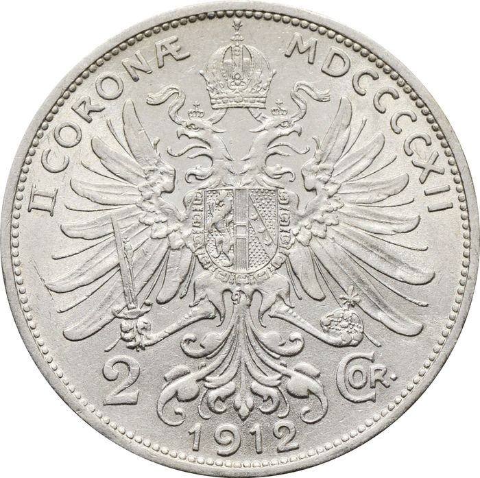 2 кроны 1912 Австрия