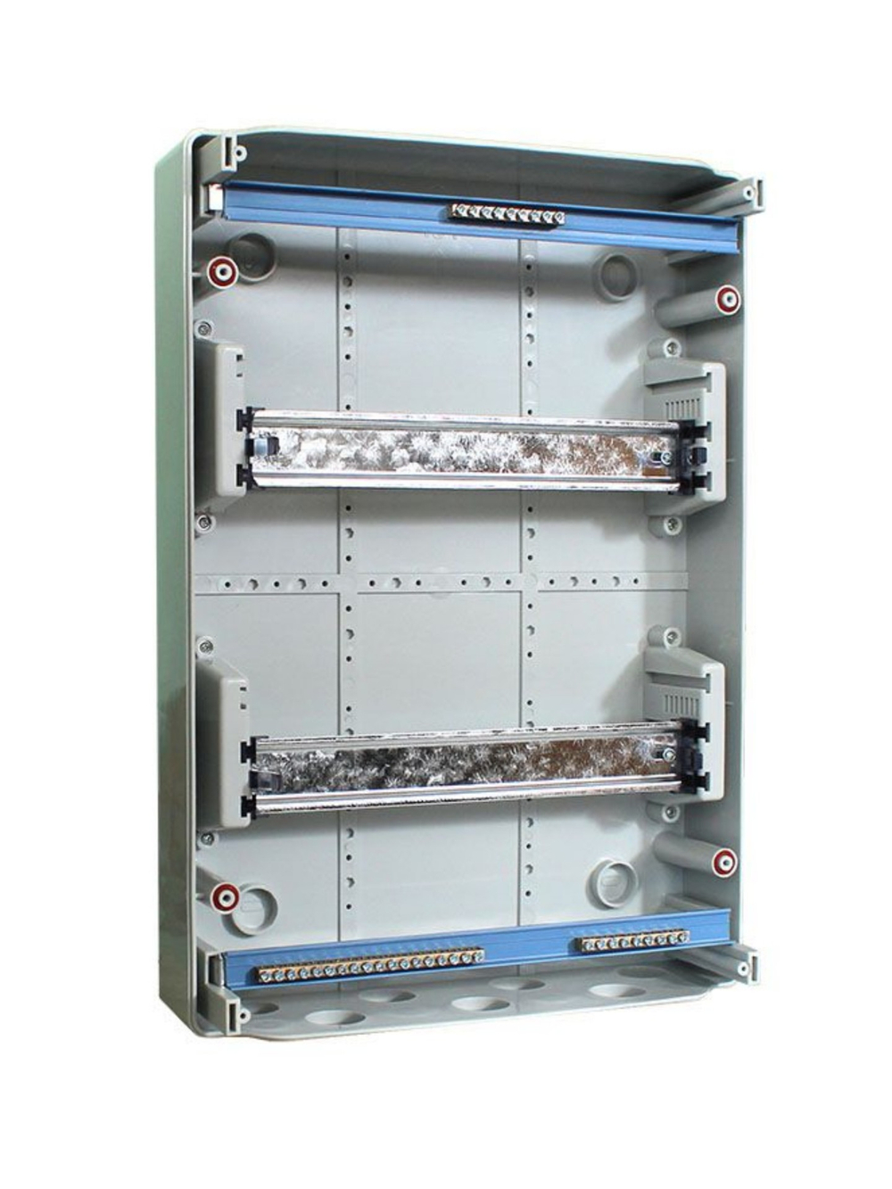 Щит распределительный 2 ряда навесной пластиковый 24 модуля IP65