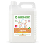 Мыло жидкое 5 л SYNERGETIC «Миндальное молочко», гипоаллергенное, биоразлагаемое.