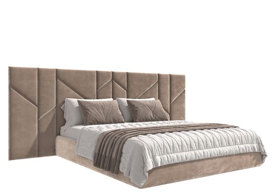 Кровать Монтенегро с широким изголовьем