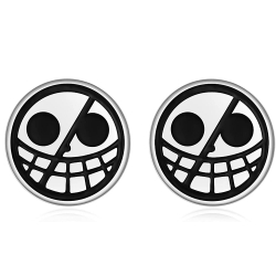 Серьги "One Piece / Ван пис / Большой куш" (круглые гвоздики)