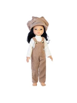 Комбез, кепка и водолазка для кукол Paola Reina 32 см (901)