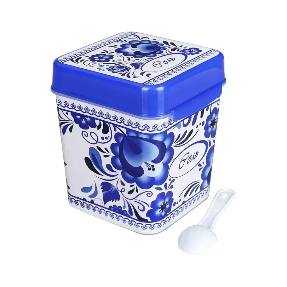 Емкость с ложкой 1,2 л., Флорель, Соль