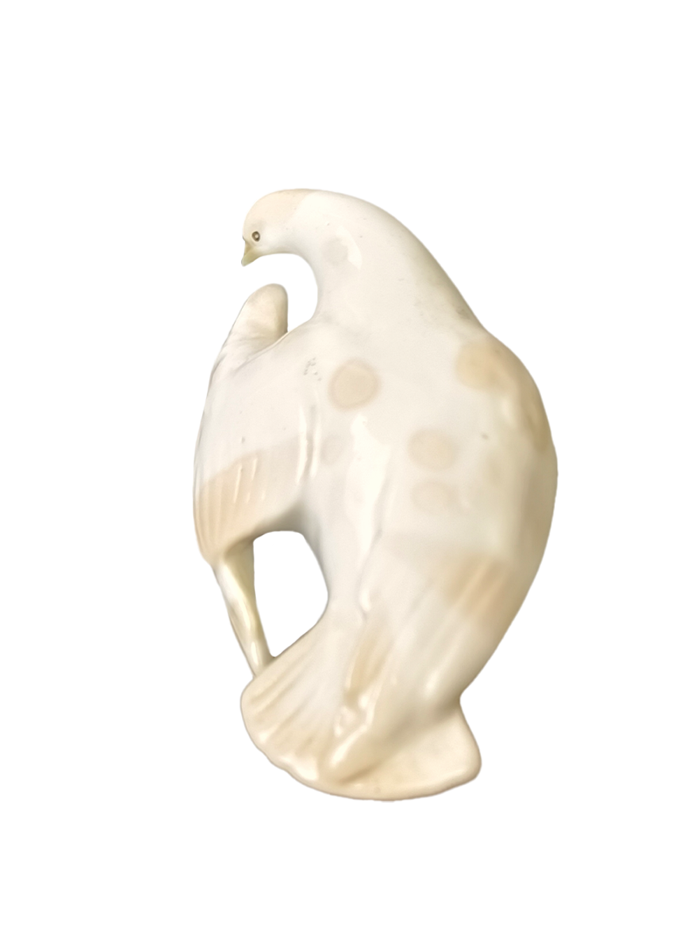 Фарфоровая статуэтка (миниатюра) "Голубь" ЛФЗ