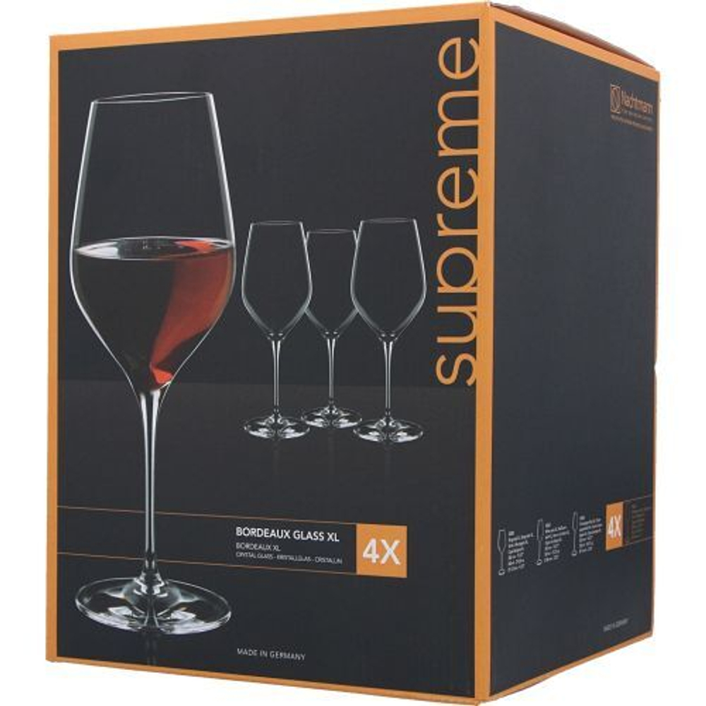 Набор из 4-х бокалов для красного вина Bordeaux 810 мл Supreme Nachtmann