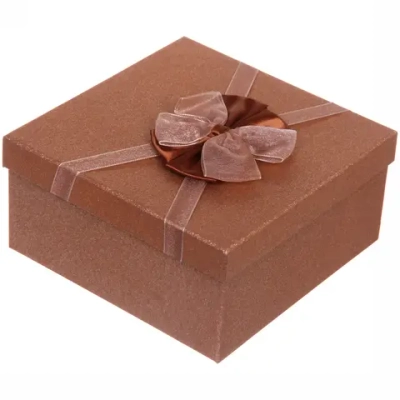 Коробка подарочная «Изящный бант» 19,5*19,5*9,5 см