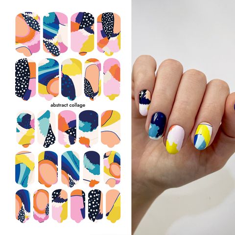 ПЛЕНКИ NAILS WRAPS ABSTRACT COLLAGE