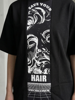 ФУТБОЛКА для парикмахеров НУМЕРО 1 принт Антик3