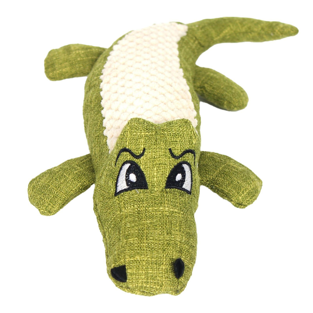 Nunbell игрушка-пищалка для собак Крокодил