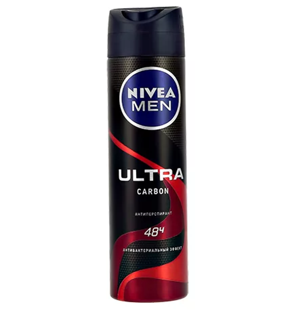 Nivea Men Антиперспирант спрей Ultra Carbon, 150 мл
