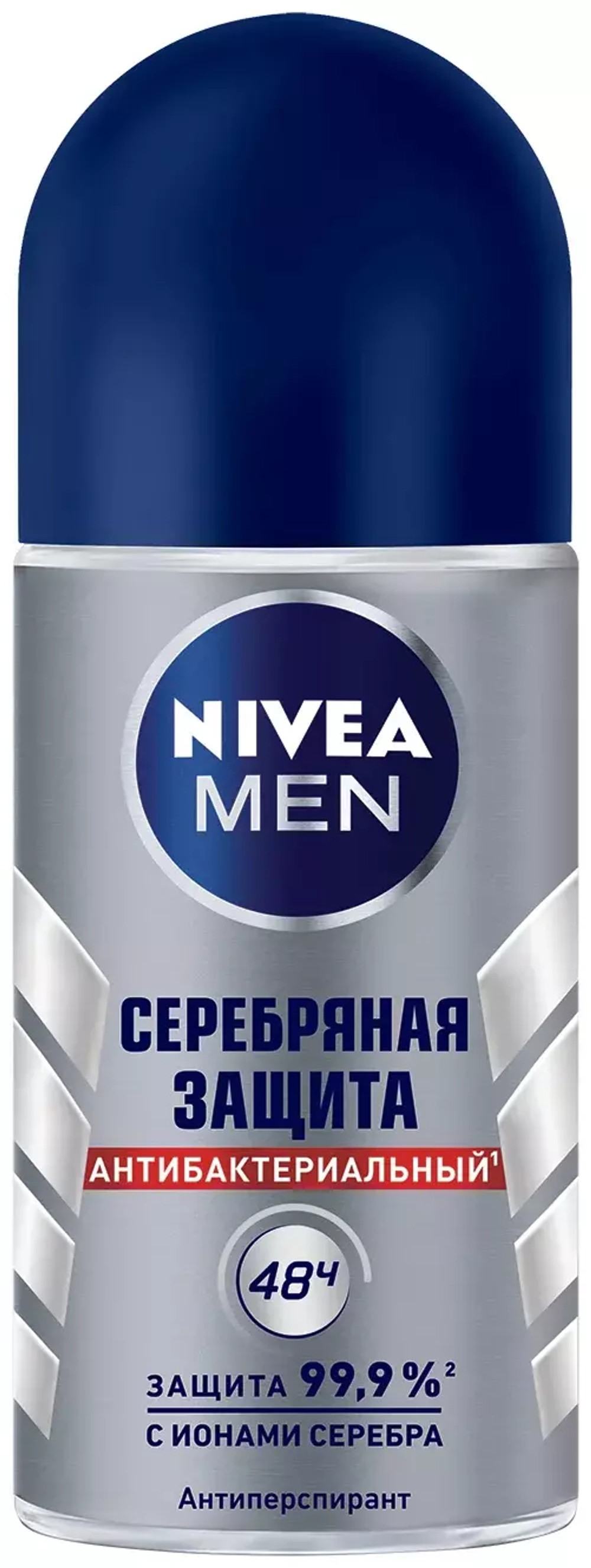 Nivea Антиперспирант ролик Men Серебряная защита, 50 мл