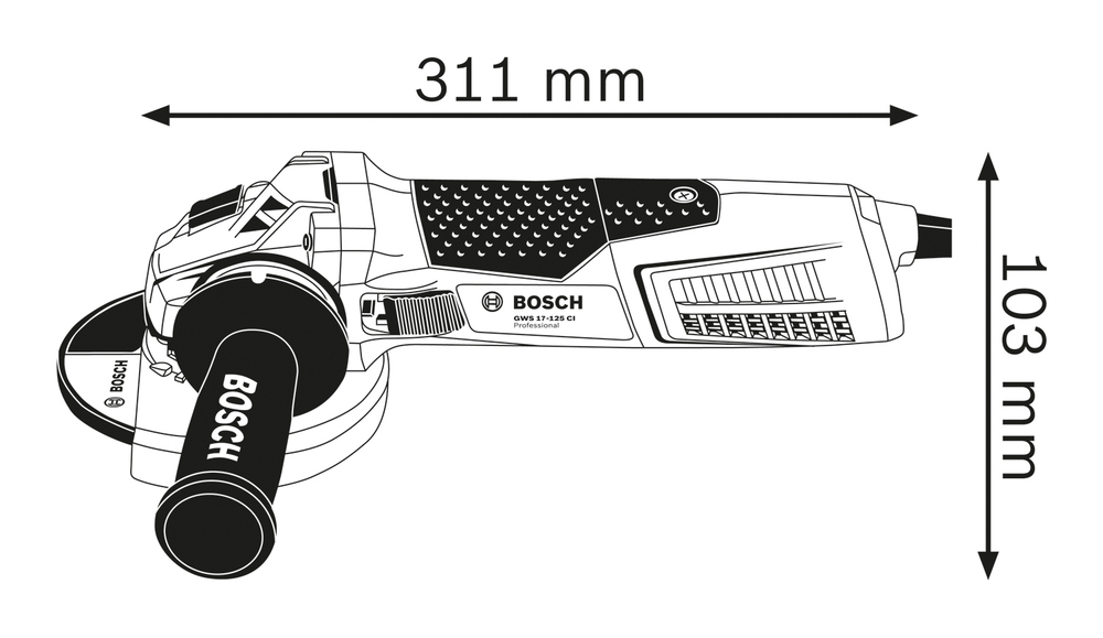 УШМ Bosch GWS 19-125 CI 060179N002