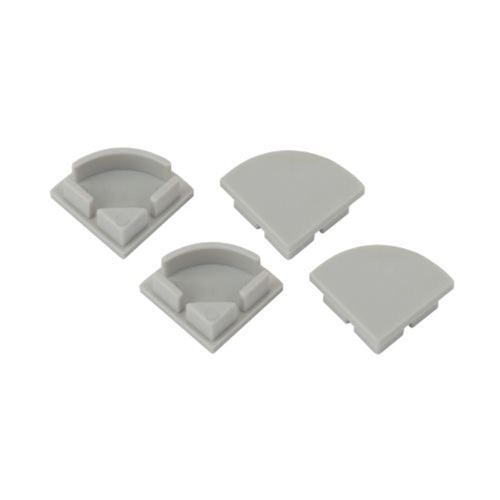 Набор заглушек для профиля CAB280 4 глухие круглые 1616R-3A ЭРА Б0039451