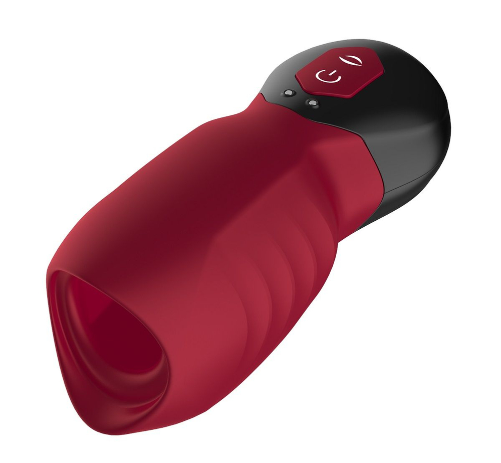 Красный мастурбатор Trainer Sucking & Vibration (Цвет: красный)