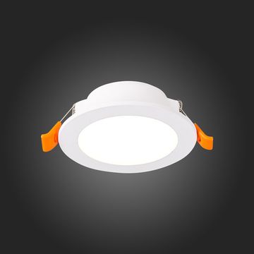 ST210.538.06 Св-к встр. Белый LED 1*6W 3000K 480Lm Ra80 110° IP20 D90xH30 220-240V Встраиваемые светильники