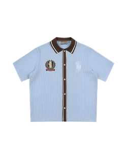Рубашка HARSHandCRUEL Waffle Textured Polo Shirt