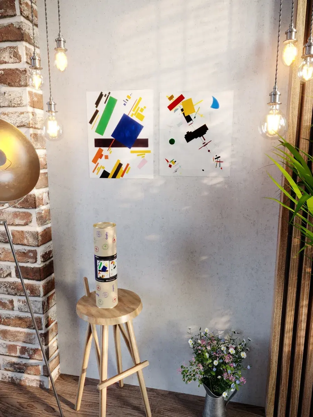 Картины-наклейки на стену для декора интерьерные №180