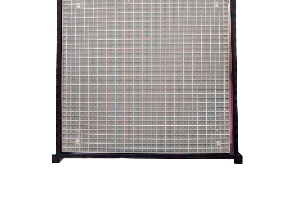 Лампа плоская светодиодная "Turnus" (махагон, серебристый отражатель, 305х66х10см)