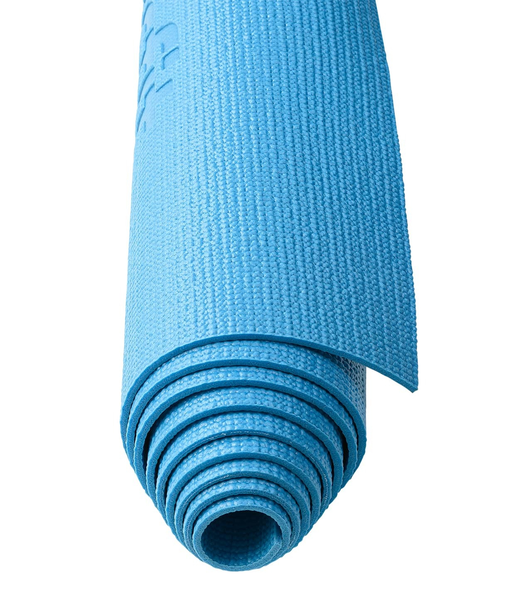 Коврик для йоги и фитнеса FM-101, PVC, 183x61x0,3 см, синий