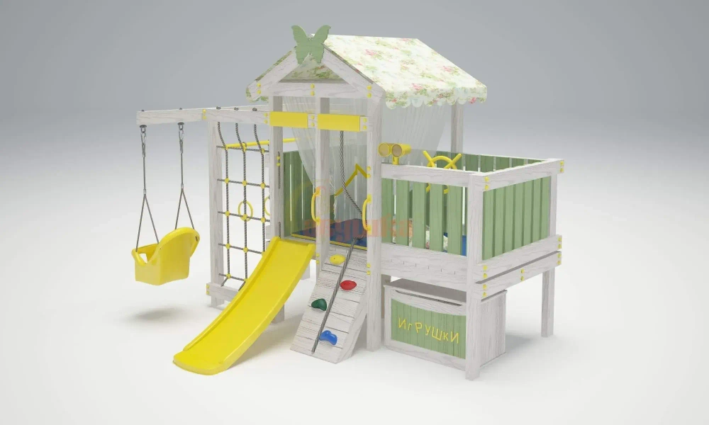 Игровой комплекс из дерева"Baby - 6"