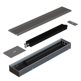 Конвектор внутрипольный Elsen EKN 190 х 90 х 1000 (решётка роликовая, натуральный алюминий)