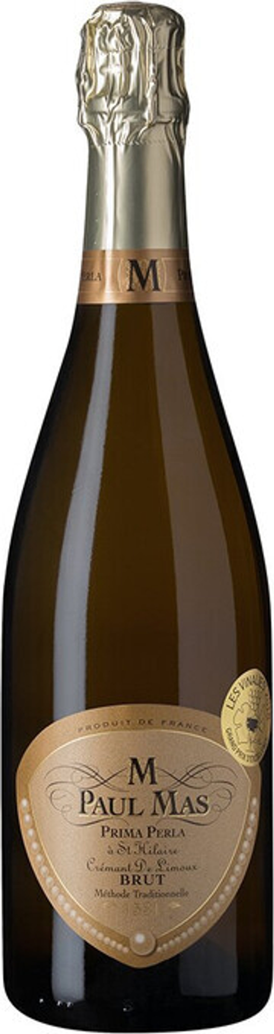 Игристое вино Paul Mas Prima Perla Cremant de Limoux Brut AOP, 0,75 л.