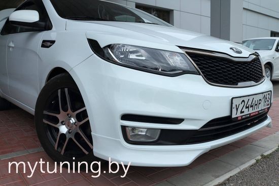 Реснички на фары для Kia Rio III