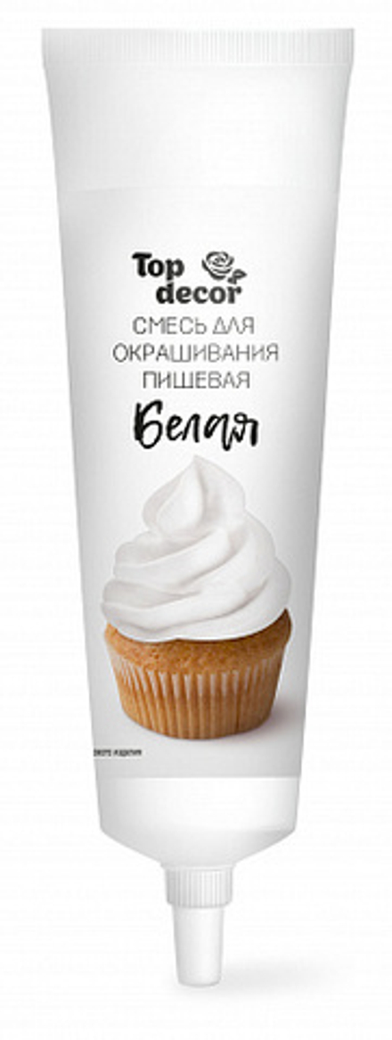 Краситель гелевый TOP DEKOR Белый 100 г