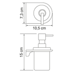 Kammel K-8399WHITE Дозатор для жидкого мыла, 170 ml