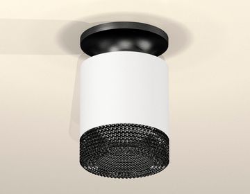 Комплект накладного светильника с композитным хрусталем 1*MR16 GU5.3 XS7401084 SWH/PBK/BK белый песок/черный полированный/тонированный (N7926, C7401, N7192)DIY System Complects Ambrella