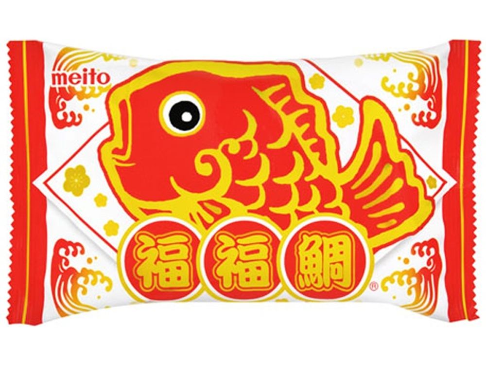 Печенье вафельное Рыбка с пористым шоколадом Крем-сода Meito, 16,5 гр