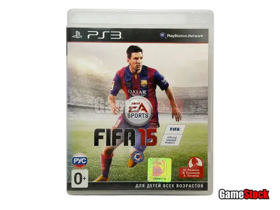 PS3 FIFA 15 (Б/У, Полностью на русском языке, BLES-02048)