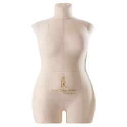 Манекен портновский Моника, торс, вид спереди, размер 52.