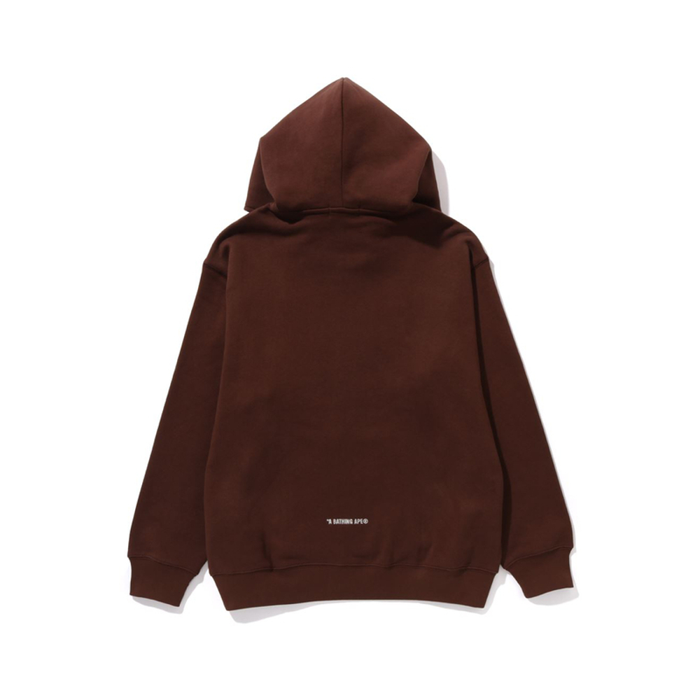 A Bathing Ape Metal One Point Full Zip Худи коричневый