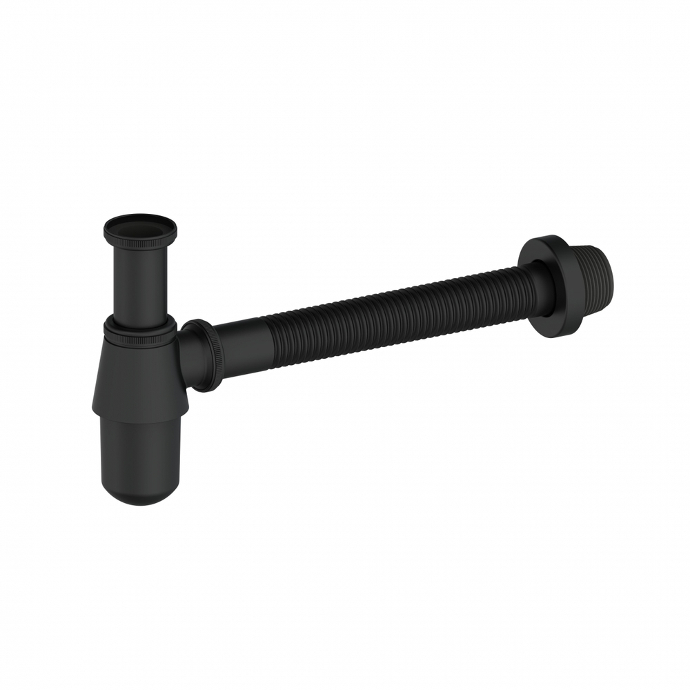 Сифон для раковины WONZON & WOGHAND, Черный матовый (WW-88SS102-MB)
