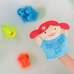 4694158 Мочалка-варежка детская «Настёна»