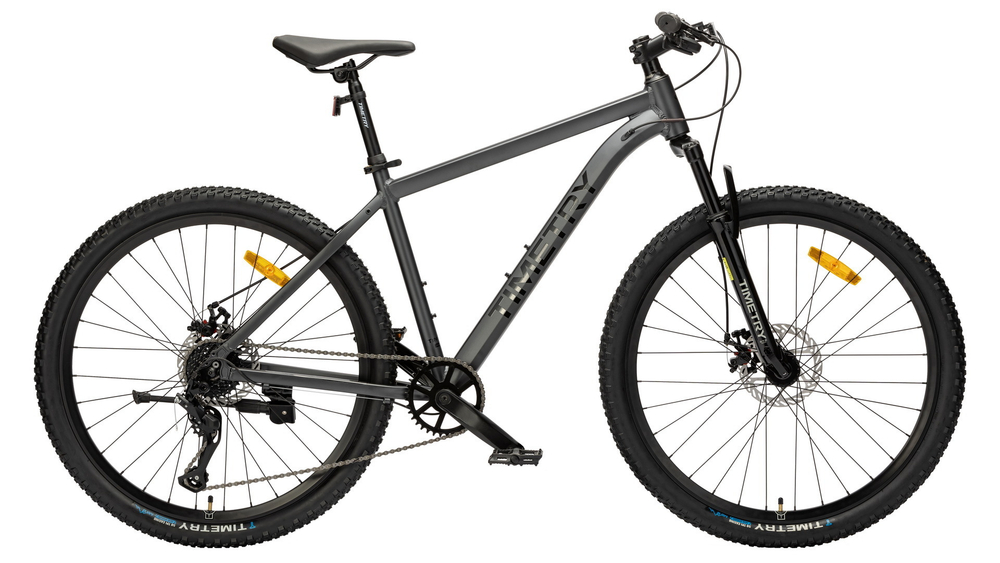 Велосипед 27.5" TIMETRY TT401 р.18" 7ск. Серый