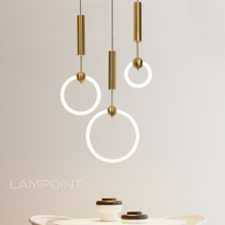 Подвесной светильник светодиодный кольцо, 40см, LED