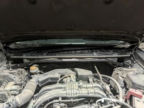 Распорка передних стоек (цельная) Subaru XV 2 (GT) с AirBagом для пешехода (ПОД ЗАКАЗ)